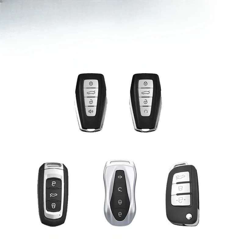 Zinc Alloy Key Cover Case for Geely Xingyue L/Emgrand S/Binyue/Boyue/Jiayi/Xingrui - Protective Key Fob Shell Key Bag Chain