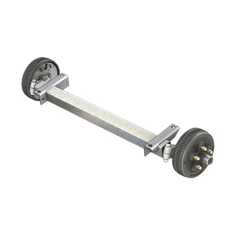 Rubber Suspension Durable  Boat  Axle 500kg Torsion Trailer Axle  Braked Trailer Axles Axle