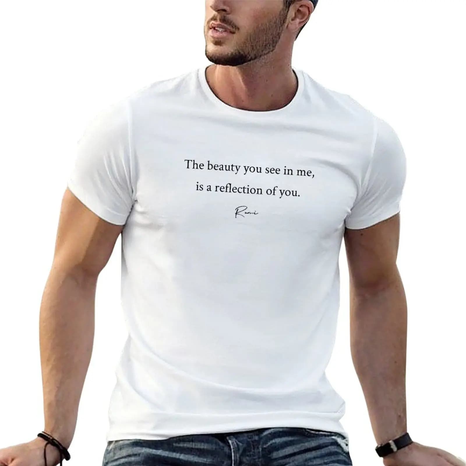 Rumi Reflection T-Shirt High Elasticity Sports Tee Shirt