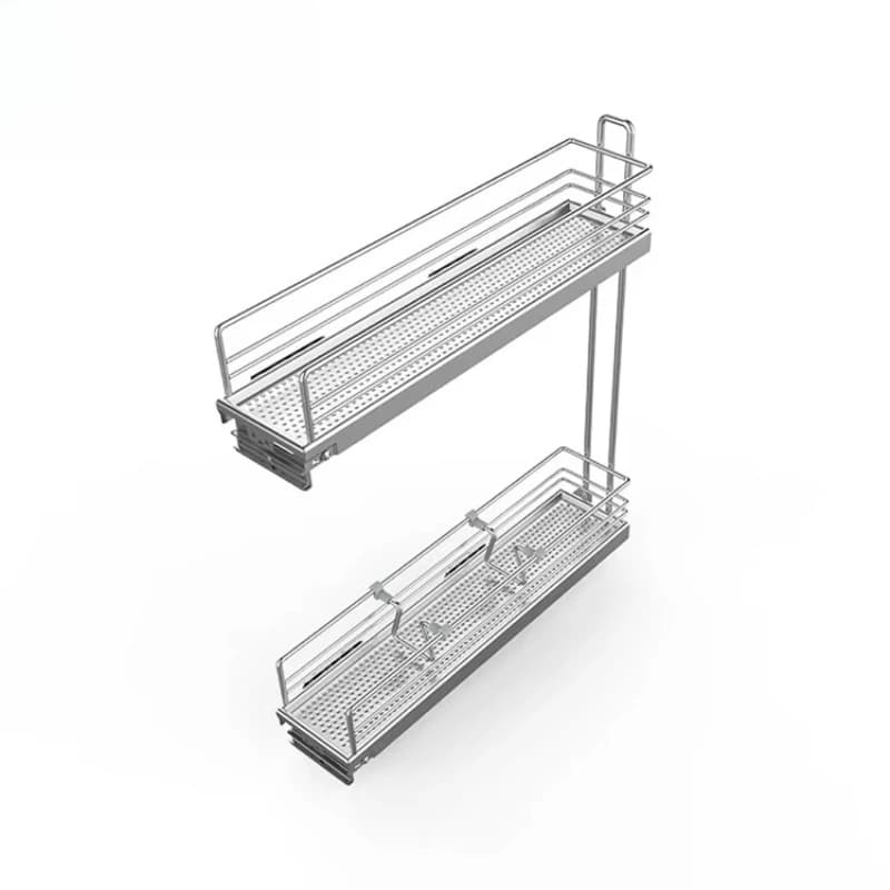 Multifunctional Stainless Steel Kitchen Barbed Wire Basket Basket Drawer