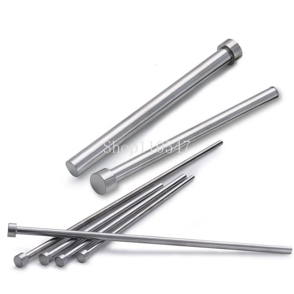 Dia 0.5-25mm SKD61 Mold Ejector Pin L=100-500mm Full Hard Die Thimble Straight Ejector Push Rod Round Needle DIY Tool