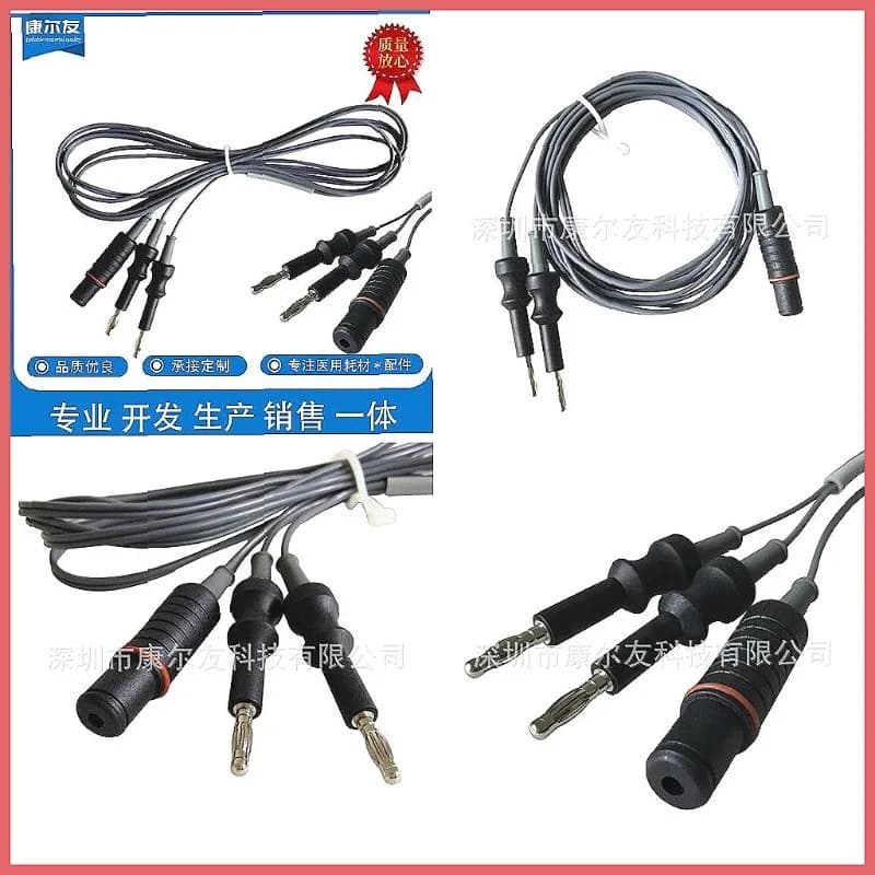 Compatible with Storzs 26002M & 26176LA Bipolar Forceps Coagulation Cable for High-Frequency Electrosurgical Unit