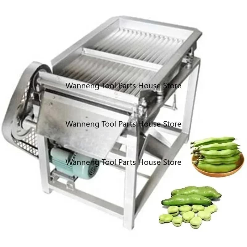 Electric Soybean Peeling Machine / Dry Soybean Peeling and Splitting Machine / Green Bean Shelling Machine