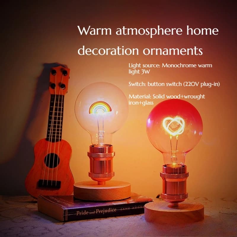 Creative Rainbow Bedroom Warm Atmosphere Ornaments Neon Home Decoration Crafts Gifts