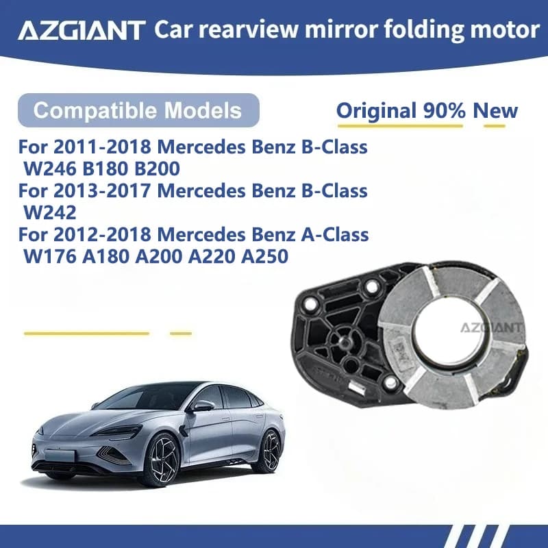 AZGIANT For Mercedes Benz B-Class W246 B180 B200/W242/A-Class W176 A180 A200 A220 A250 Door Mirror Foldaway Motor car parts