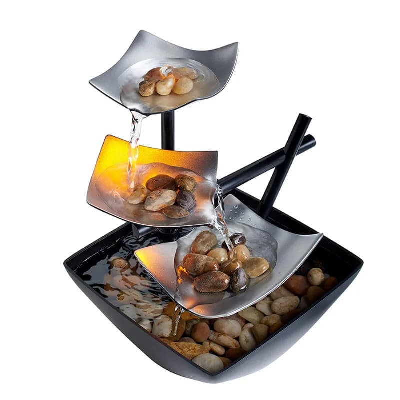 Flowing water ornament desktop fountain crafts office flowing water fountain feng shui ornament