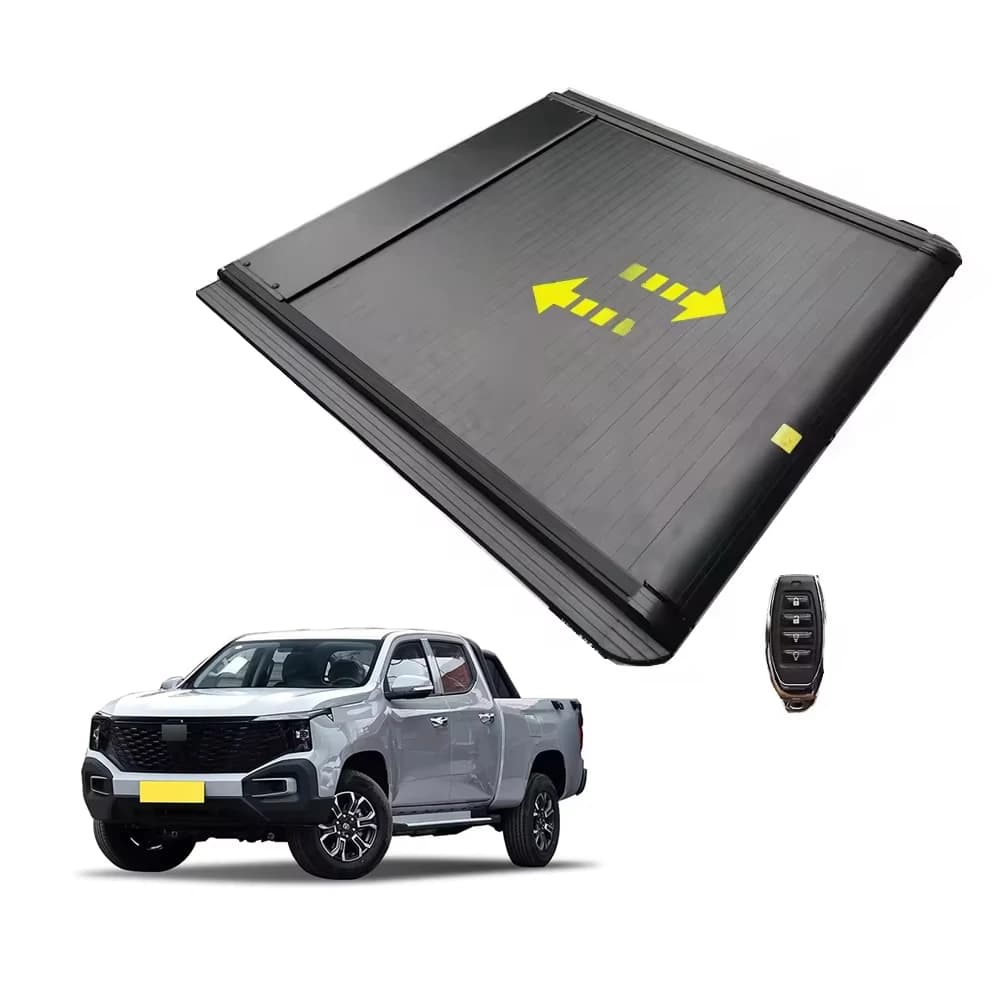 4X4 Hard Roller Lid Aluminum Retractable Pickup Truck Bed Electric Roll up Tonneau Cover for Toyota Hilux Rocco