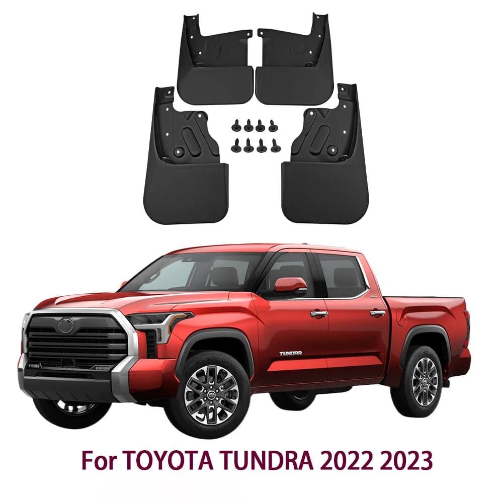 MudFlaps For TOYOTA TUNDRA 2022 2023 Mudguards Mud Flaps Splash Guards Front Rear Wheels Fender Car Accessories 4Pcs