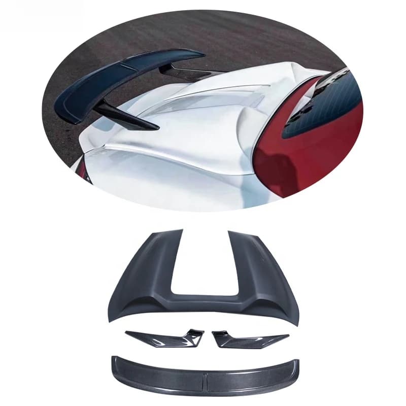 High Quality Spyder Style Half Carbon Fibre Body Kit Spoiler Rear Wing Tail Wing
