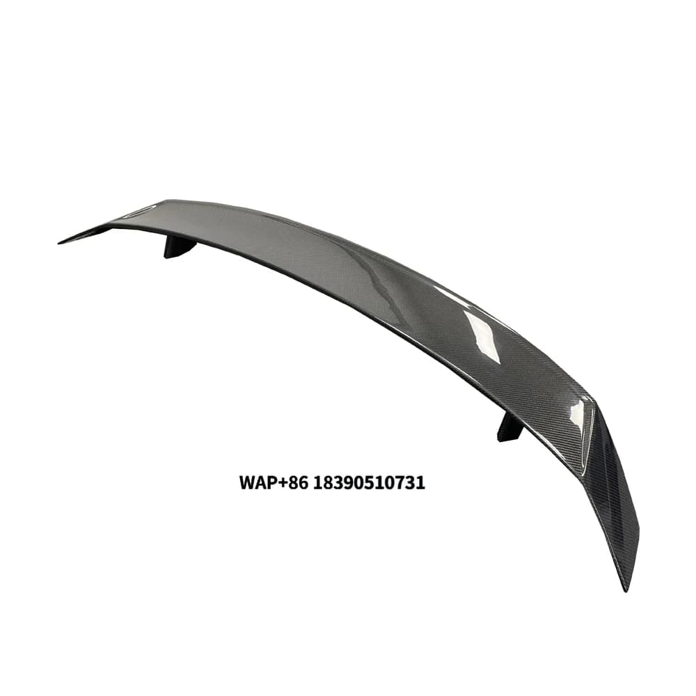 Hot Sale Carbon Fiber Body Kit Rear Spoiler Rear Wing Trunk Boot Lip Spoiler Wing Tail Wing Carbon Fiber Front for R8