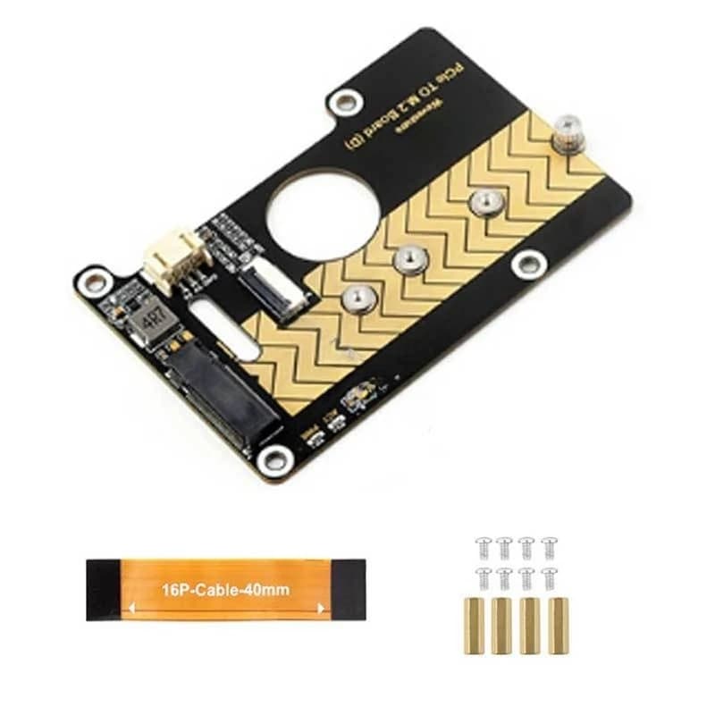 For Raspberry Pi 5 SSD PCIE Expansion Board To M.2 NVME SSD Pi5 2280-2242-2230