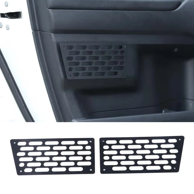 For Toyota Land Cruiser Prado 250 LC250 2024+ Aluminum alloy black car front door inner door panel hanging net car accessories