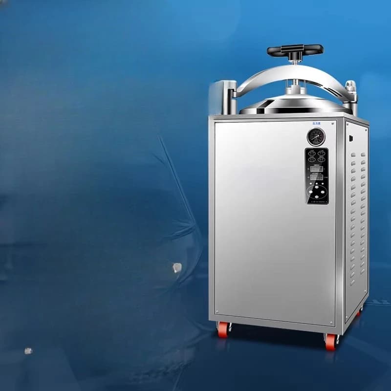 Vertical autoclave laboratory steam autoclave