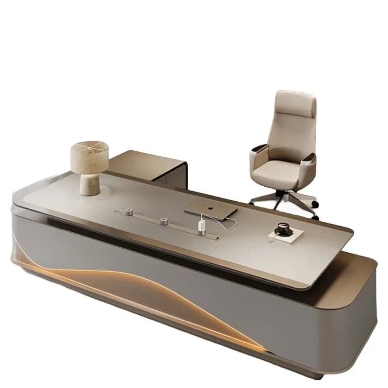 2025 New Model To Store Boss Simple Modern President Office Furniture Guangdong Light Luxury Manager Large Class Supervisor