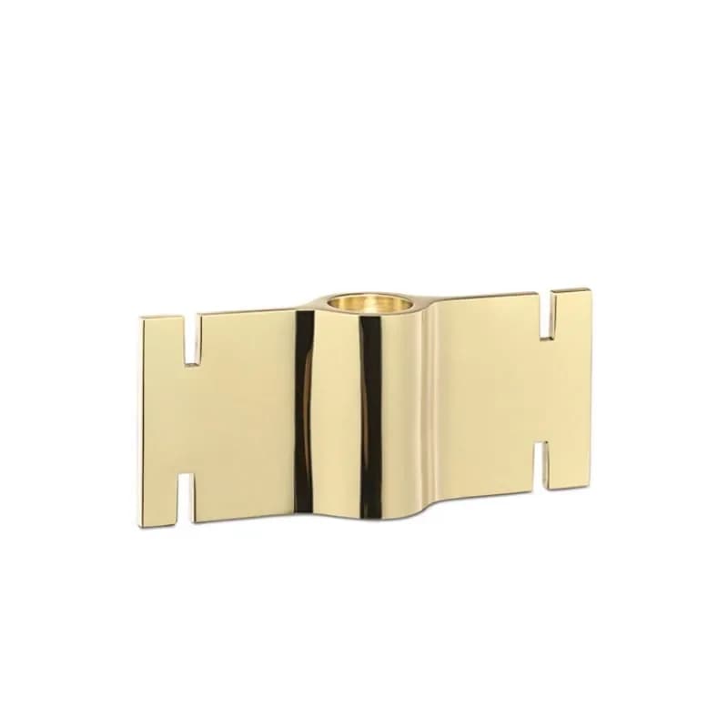Modern simple light luxury brass candle holder living room entrance romantic dining table decoration
