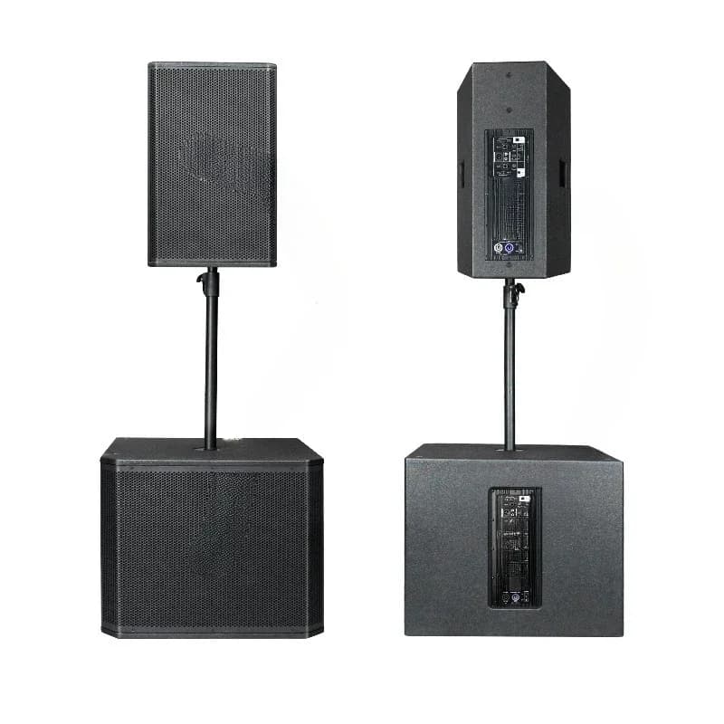 Outdoor PA Professional Sound System 18 Subwoofer Post Array Stage Speakers