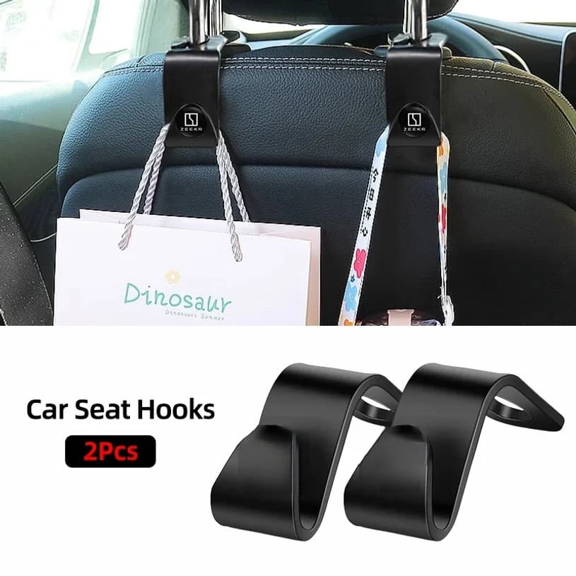 2Pcs Portable Car Seat Back Hooks Accessories For Zeekr 001 FR MIX 009 007 GT Zeekr X 7X 9X
