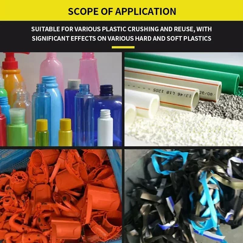Plastic Crusher Powerful and Multifunctional Large Feeder Industrial Particle Powder Feeder Medicinal Material Crusher
