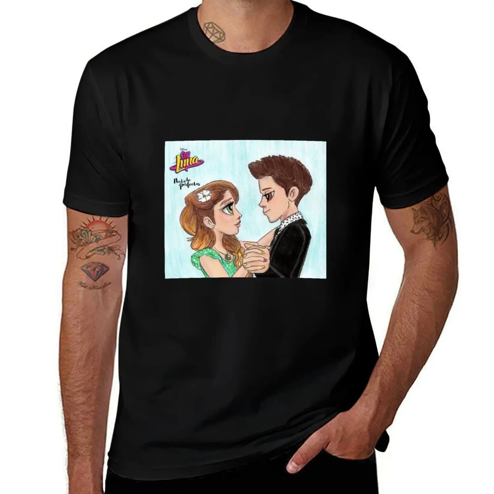 Lutteo, Soy Luna 3 by NadadePerfectas T-Shirt t shirts for man graphic funny T-Shirt