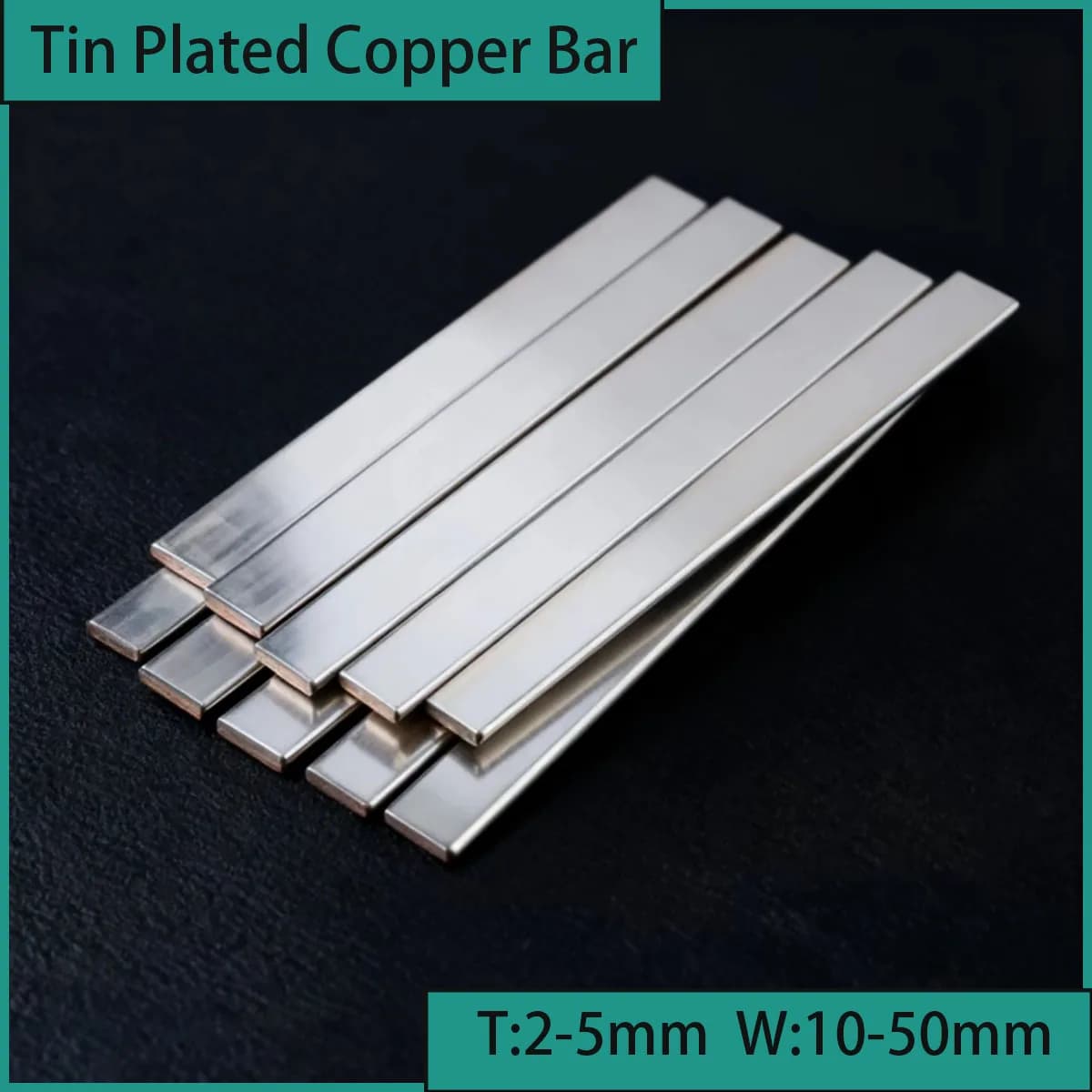 2-5mm Thick Tinned Purple Copper Flat Steel/Tinned Copper Bar with High Conductivity