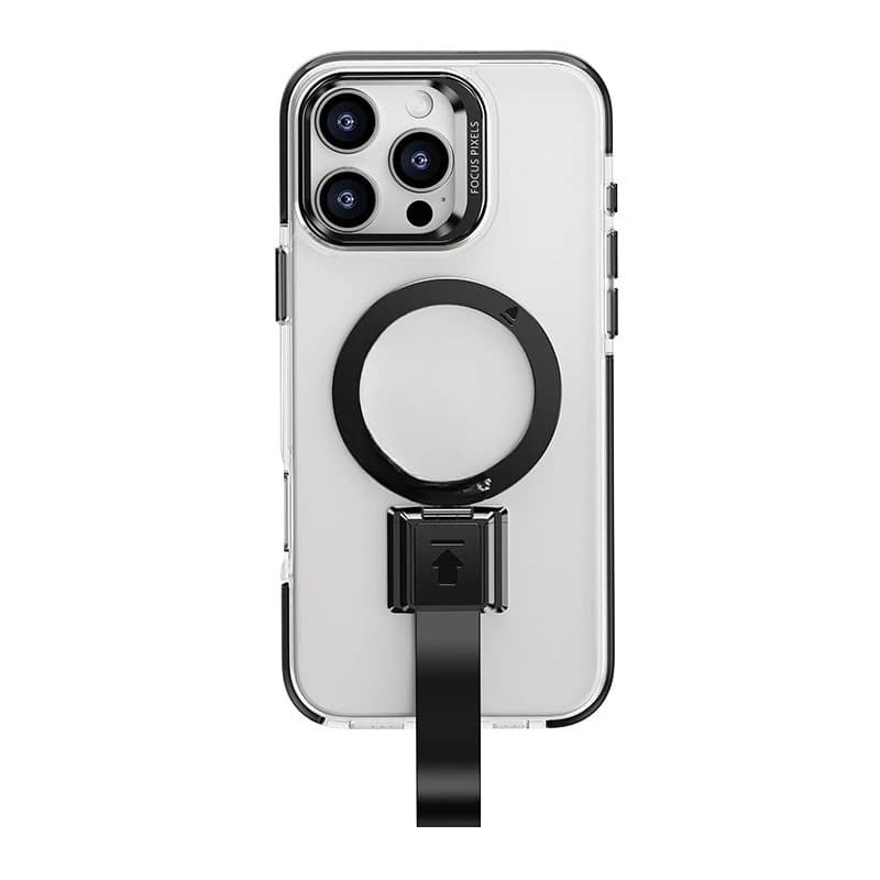 removable strap magnetic suction ring mobile phone case, airbag all-inclusive anti-drop mobile phone case