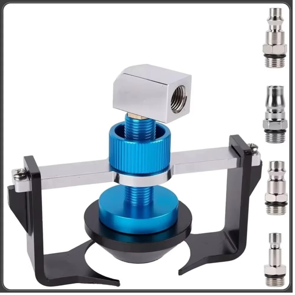 Universal Brake Fluid Bleeder Pneumatic Multiple Connectors Brake Exhaust Wrench Pressure Bleeder Tool Adjustable Connector