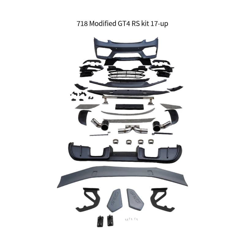 718 Facelift Refit Body Kit for GT4 Upgrade New Condition Factory Direct  for 2016-2023 718