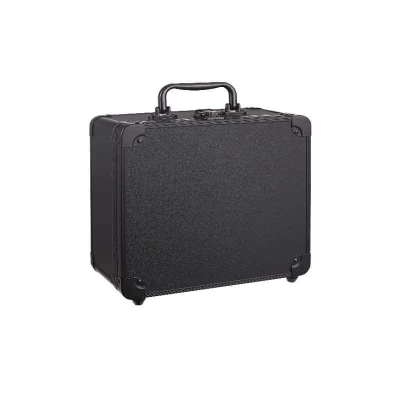 Large Capacity Cosmetic Case with LED Mirror Magnetic Closure Removable Divider Portable Travel Makeup Storage Organizer For