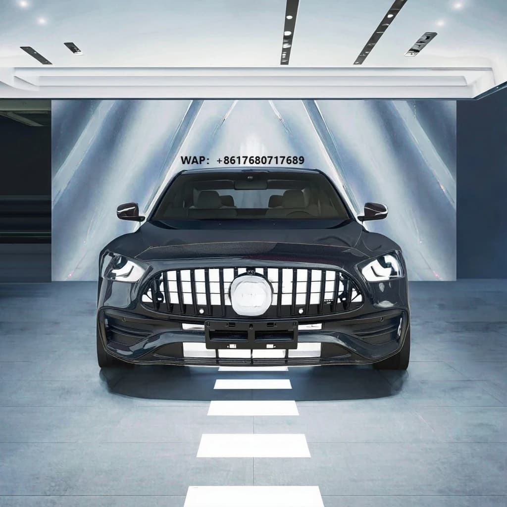 Ultra Glossy Style Front Bumper Kit for Benz C-Class C260 C300 C400 W206 Facelift Upgrade Global Delivery