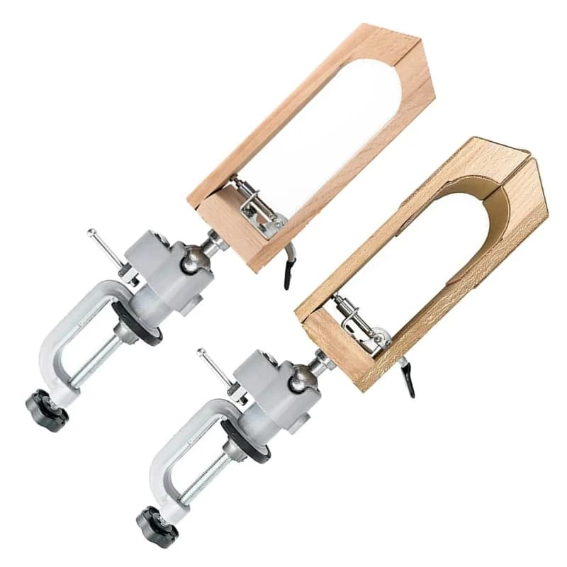 Wood Leather Stitching Holder, Adjustment 0-55mm, Leather Pony Clamp Tool