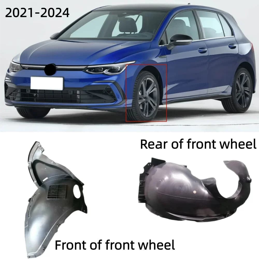 For Volkswagen Golf 8 front wheel liner mudguard 2021-2024
