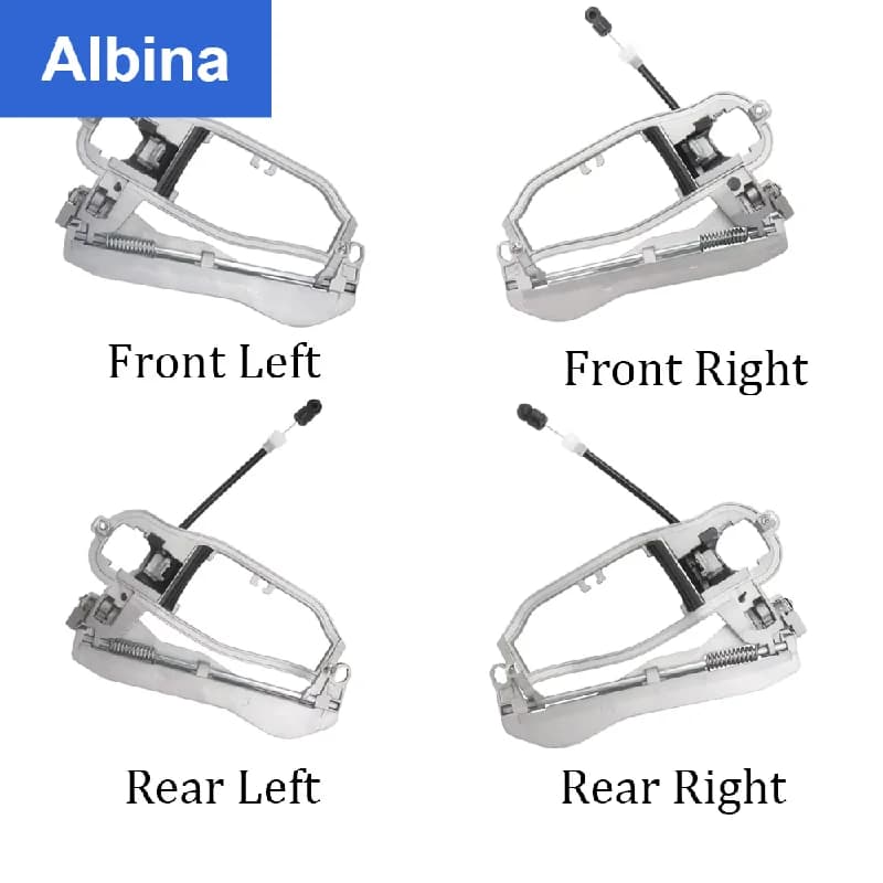 51218243615 51218243616 Door Handle Carrier 1Pcs Front Rear Left Right Outer Bracket Fit For BMW X5 E53 2000-2006 OEM Replacemen