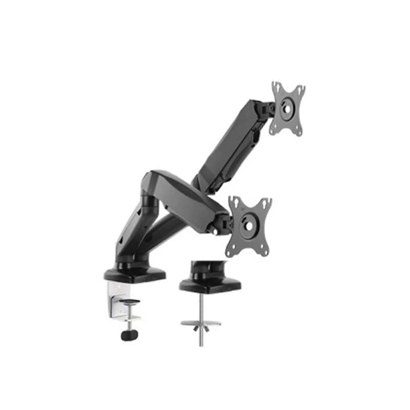 Dual Monitor Mount for 22″–35″ Screens, Adjustable Dual Monitor Stand, with 180° Swivel, Tilt, 360° Rotation for Home Office