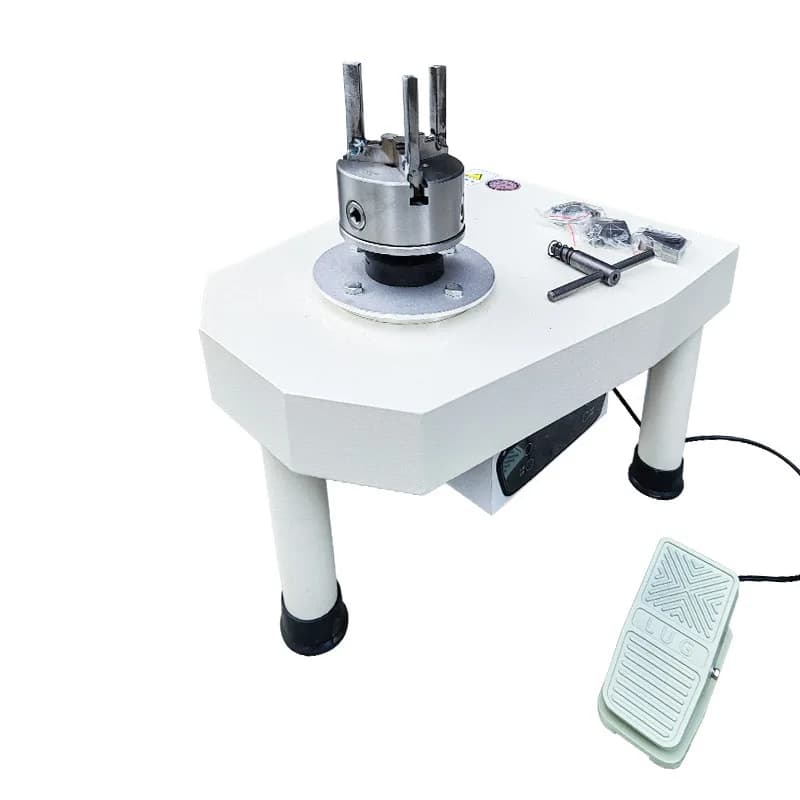 Mechanism pot machine ceramic pot mouth grinding machine adjustable speed, ceramic art equipment y