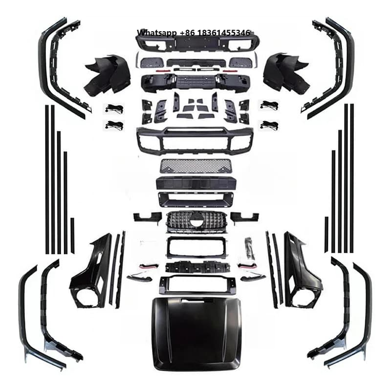 For  G-Class W463 To W464 2004-2018 High Quality Premium Car Accessories Surrounds Front And Rear Bumper Modifications Body Kit