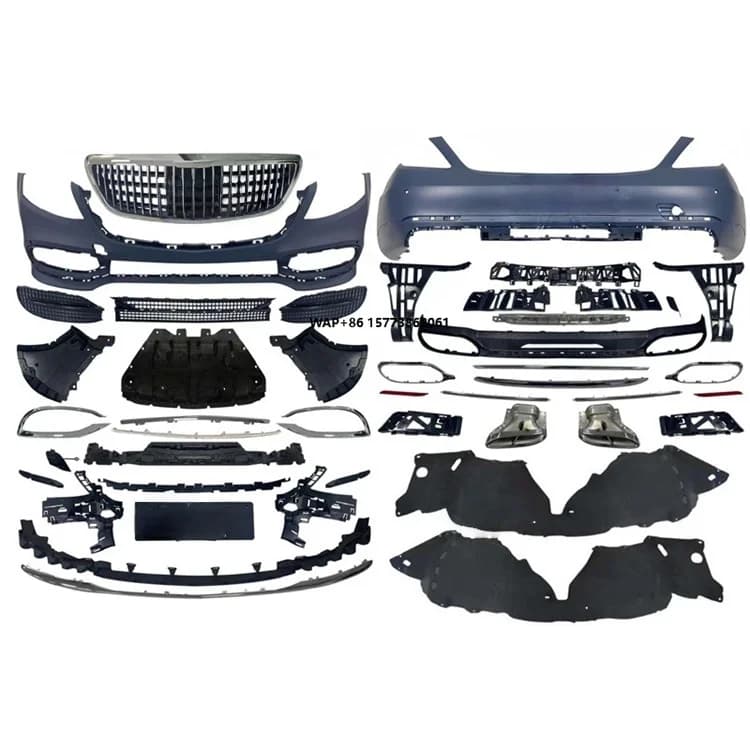 for S-Class W222 Modified  Surround S400 S500 Modified S680 Large Surround Headlight Taillight