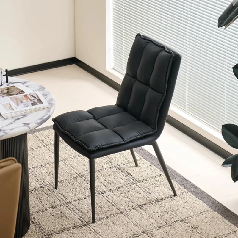 Makeup Clear Dining Chairs Lounge Minimalist Computer Bedroom Lazy Dining Chairs Leather Modern Muebles Postmodern Furniture