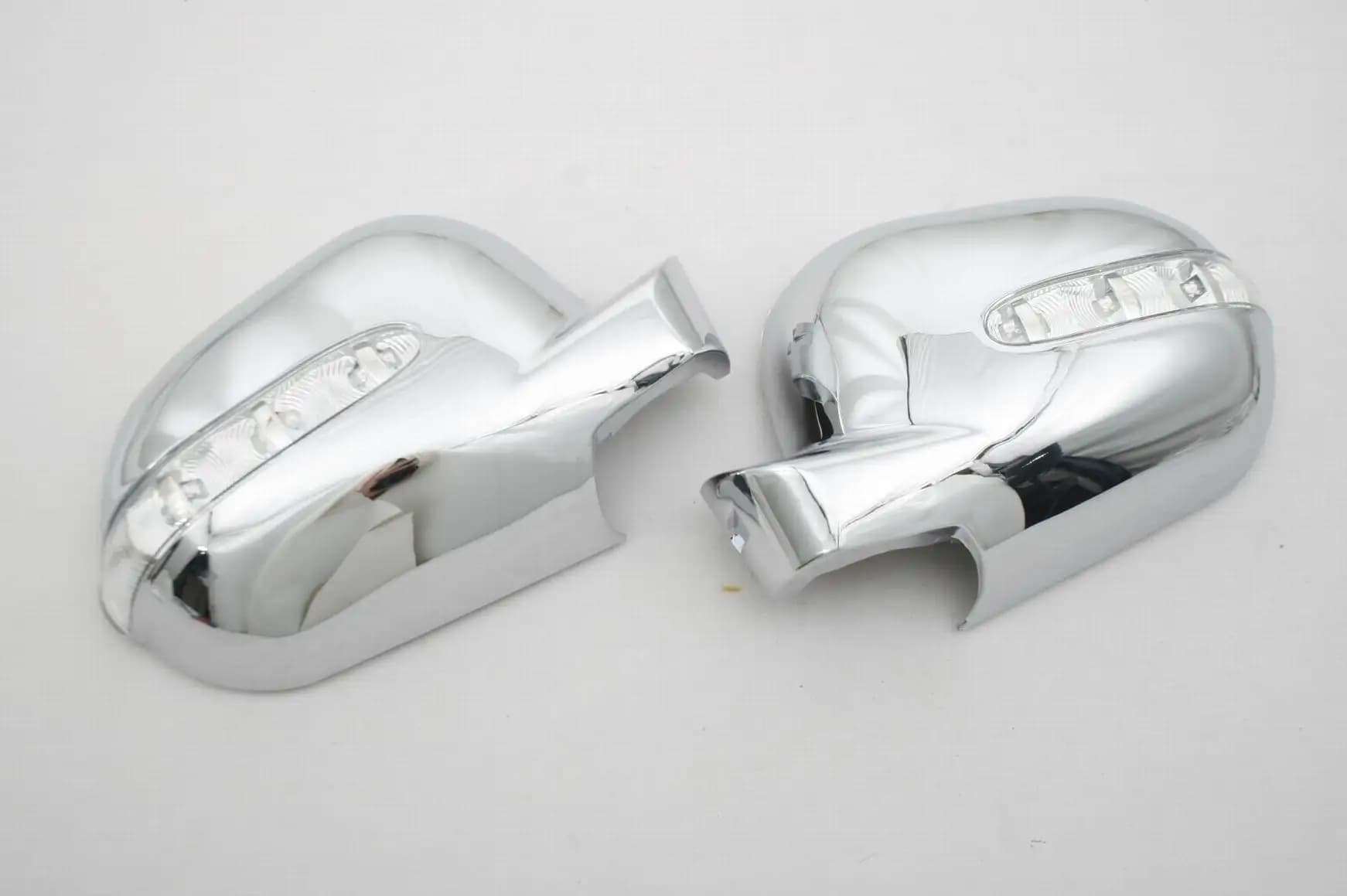Chrome Side Mirror Cover w/ LED Side Blinker for Mercedes Benz W163 ML Class Pre-facelifted 1997-2001 Best Value Car Parts