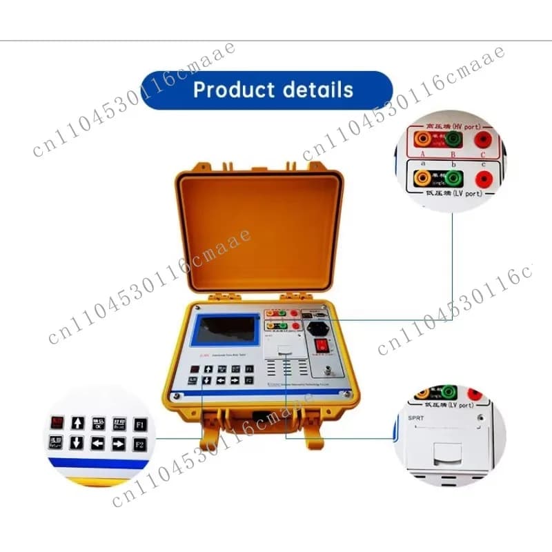The most cost-effective portable automatic three-phase transformer turn ratio tester TTR tester
