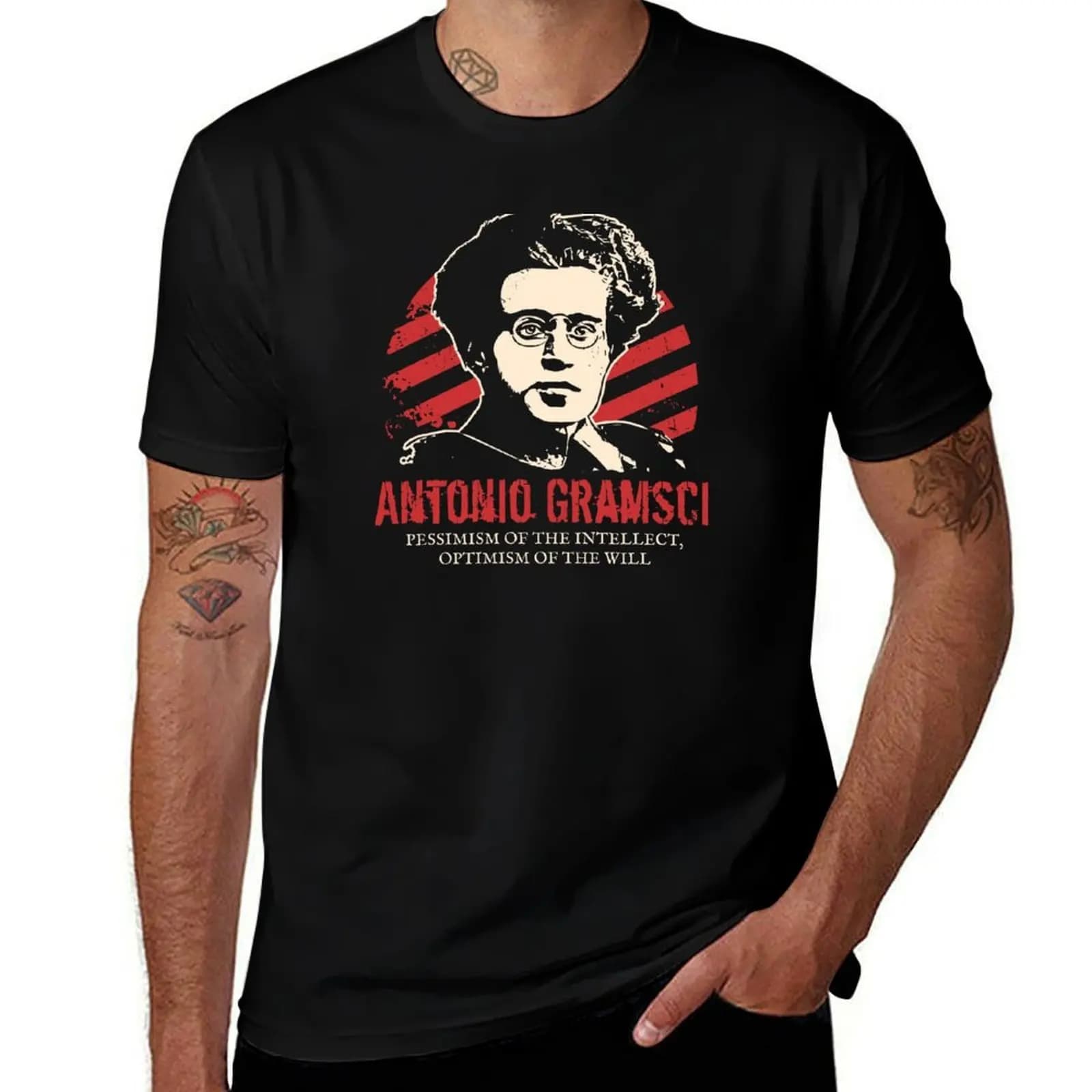 Antonio Gramsci T-Shirt t shirts for man pack cotton t shirts for man cotton mens graphic t shirts T-Shirt