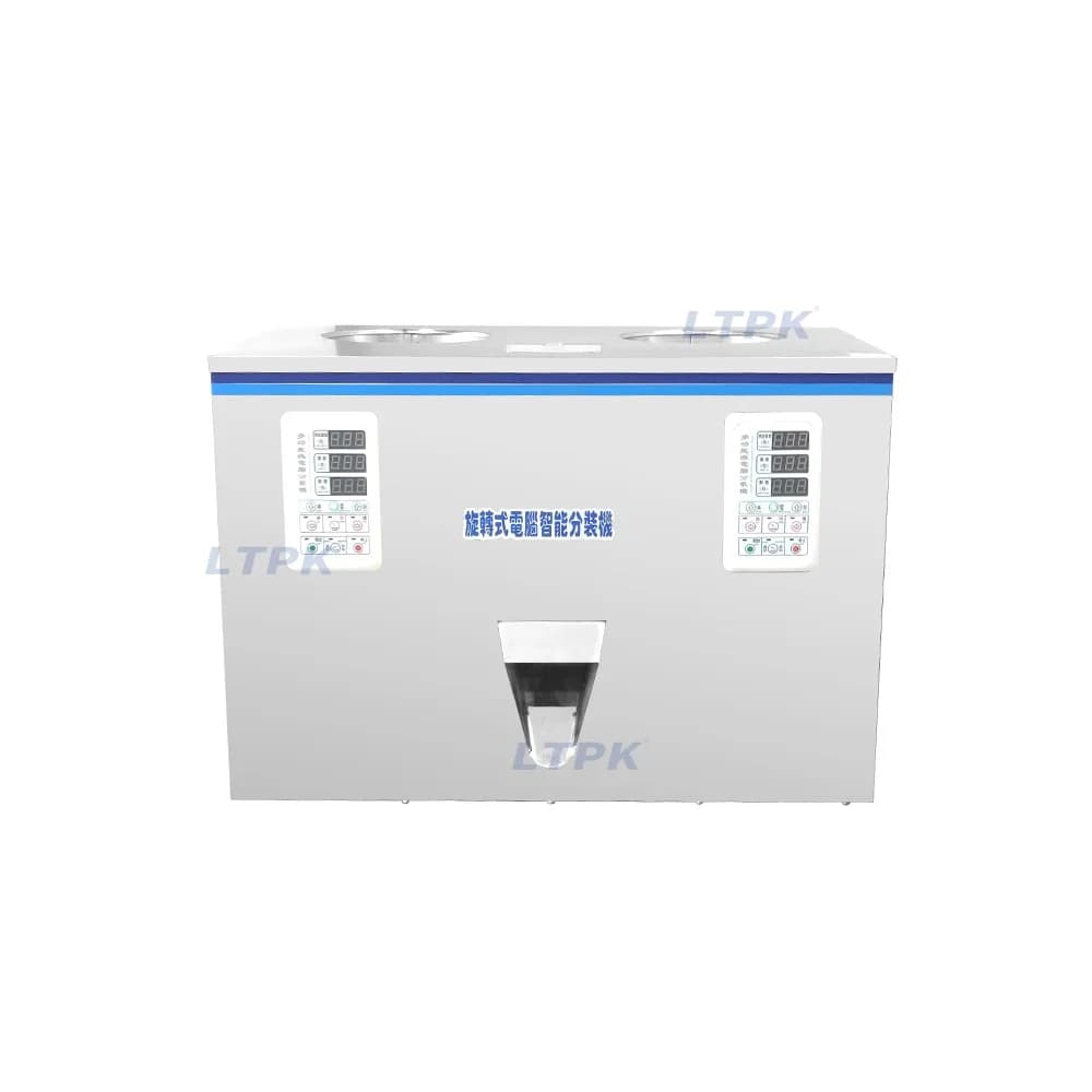 1-100g 2 Heads Screws Sugar Coffee Powder Granule Beans Seeds Nuts Tea Herb Dry Fruit Spiral Weighing Filling Machine Dispenser