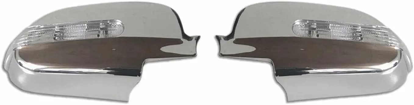 2 Pcs Chrome Mirror Cover With LED Side Blinker for Chevrolet Lacetti / Optra 06-09  Best Value Car Parts