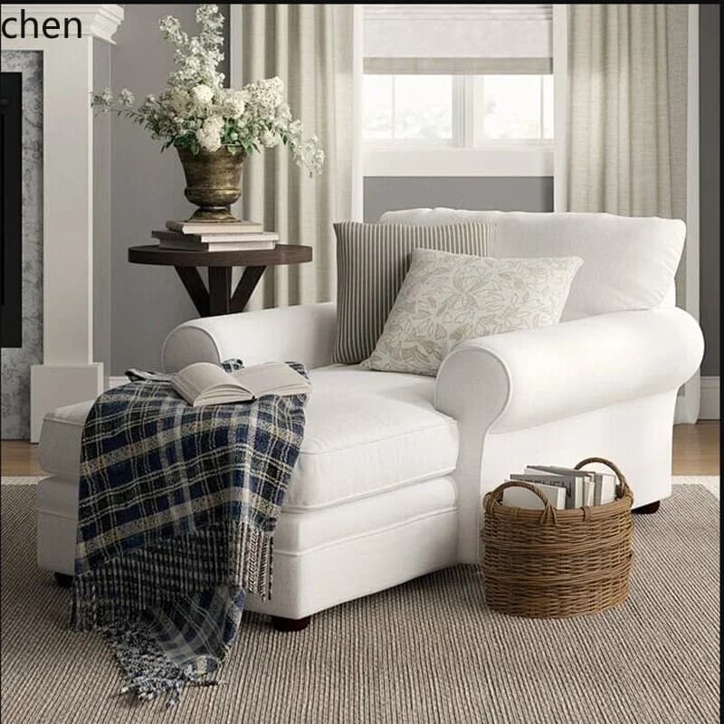 HYS sofa balcony home leisure single recliner bedroom bedside sofa new