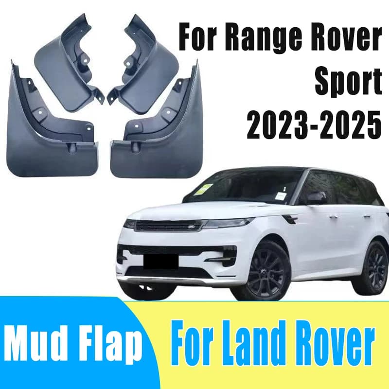 4pcs Auto Tire Mudguard Waterproof Prevent Mud Splashing Car Mud Flap Fender Trim Accessory For Range Rover Sport 2023-2025 2024