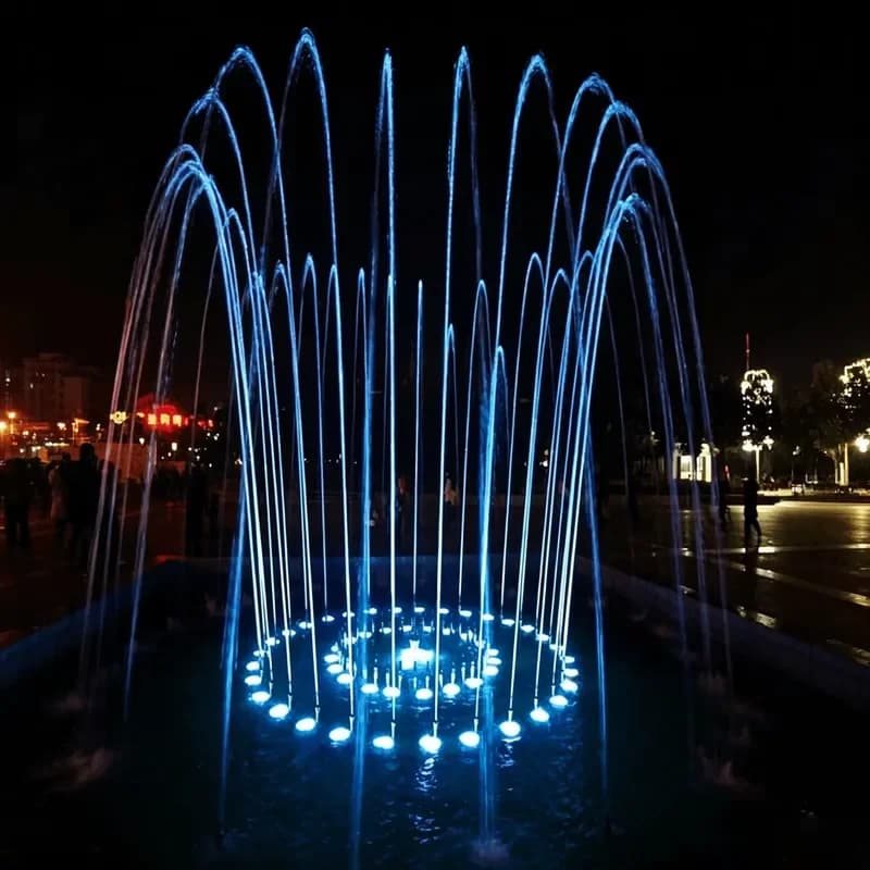 Wholesale Custom Small Musical Dancing Fountain Stainless Steel Villa and Public Park Decoration Water Fountain