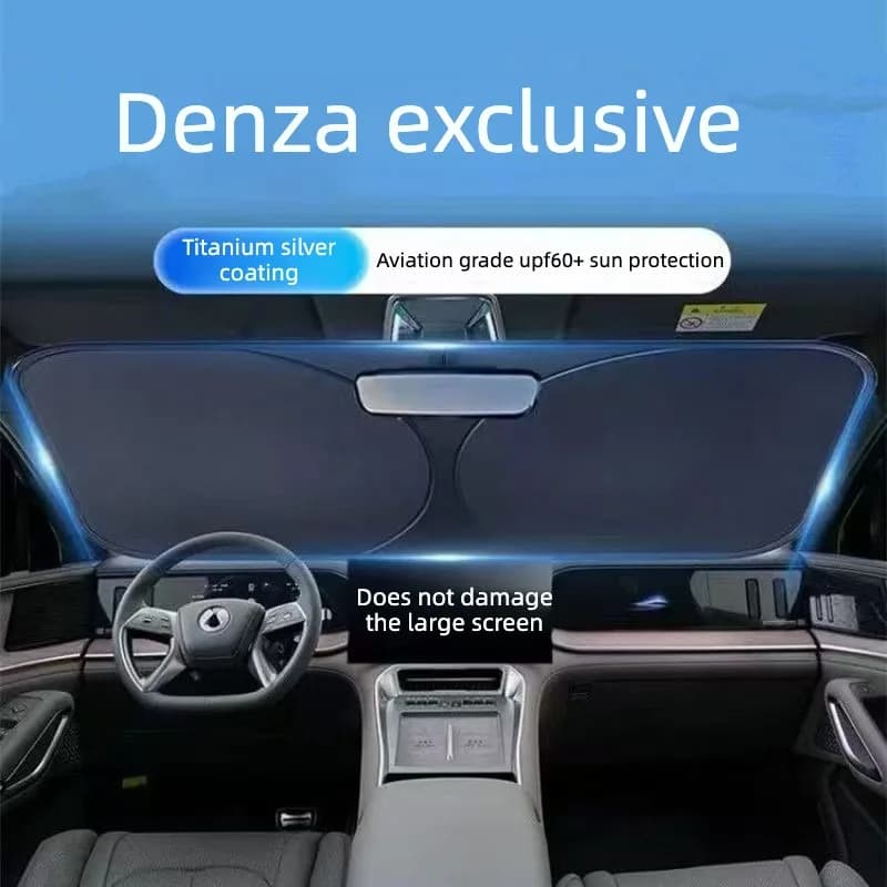 For BYD Denza Z9GT Car Window Sun Shade Curtain Summer Sun Protection Sunshade Cover UV Reflective Magnetic Car Privacy Curtains