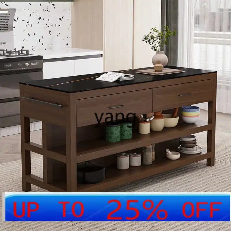 LH   kitchen island cabinet removable separate open cooking table bar