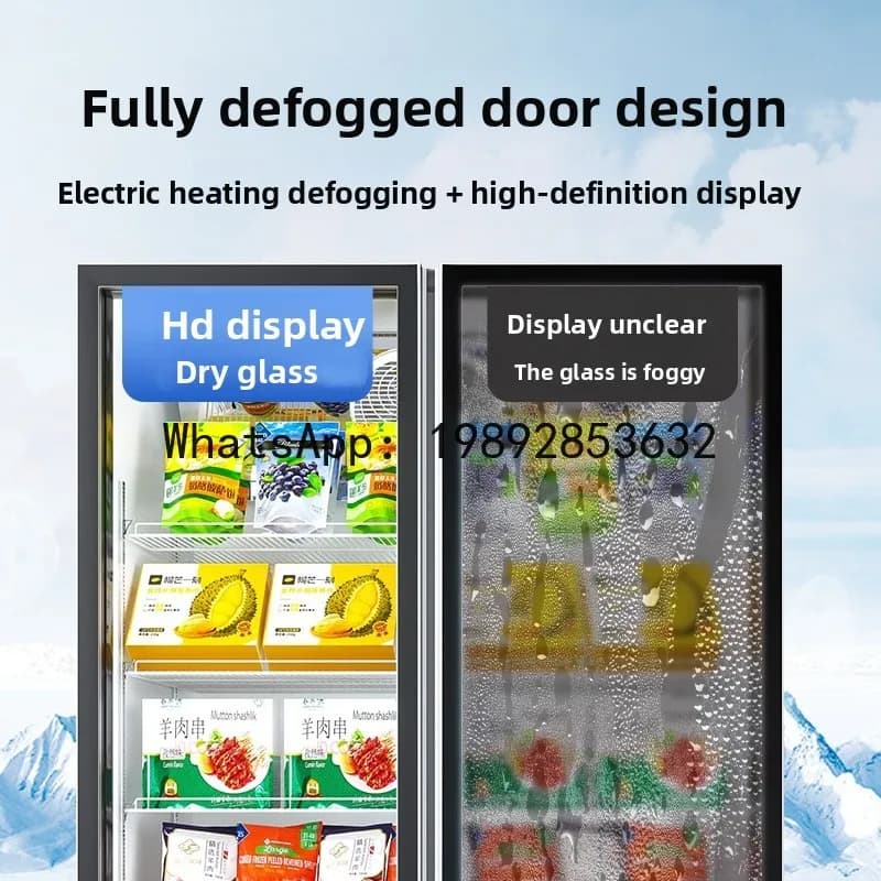 BF  Refrigerated Display Cabinet Integrated Large Capacity Vertical Fresh-keeping Cabinet Cake Ice Cream Freezer Manufacturer