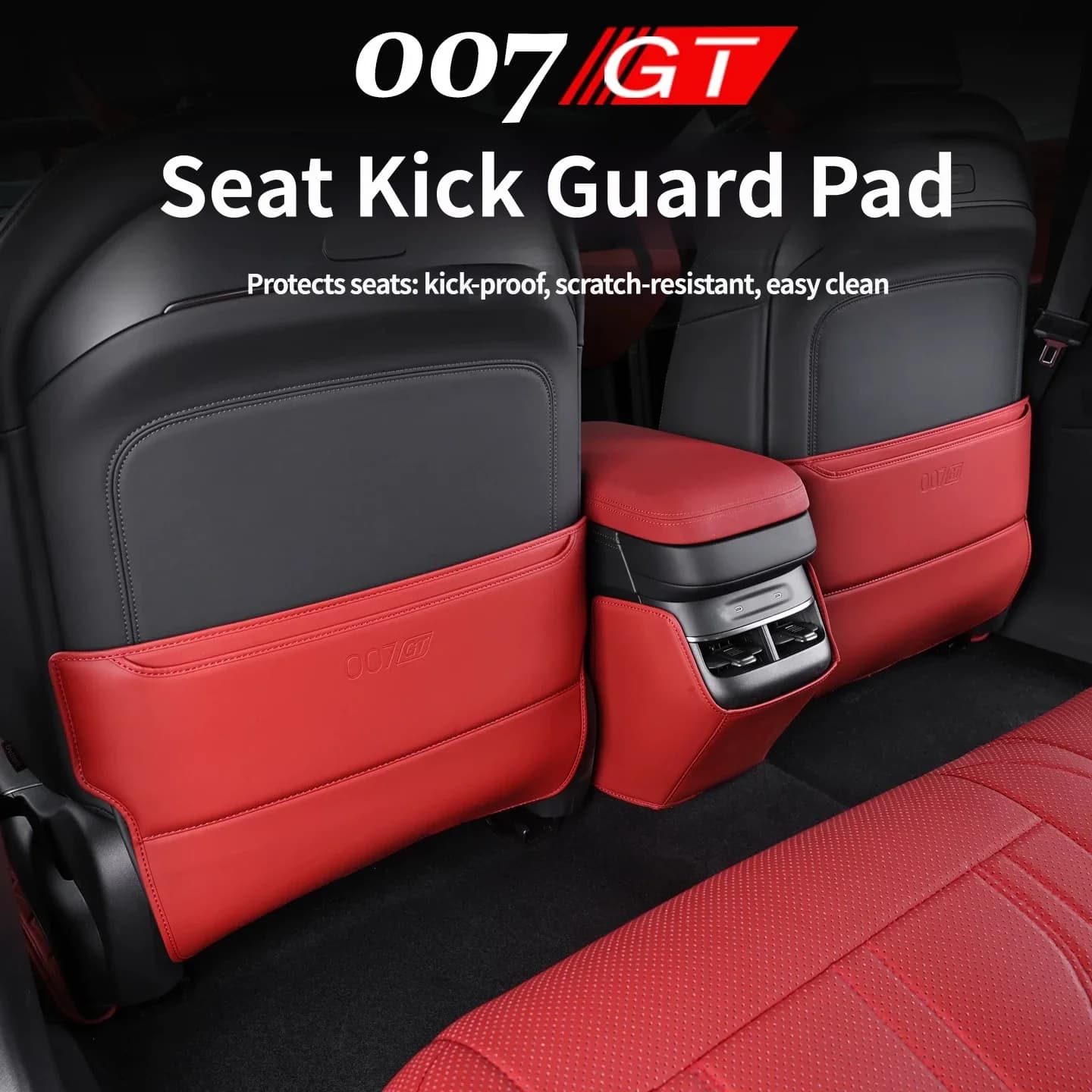 For Zeekr 7GT 007GT 2025 2026 Seat Back Anti Kick Pad Automotive Modification Parts Anti Dirty Leather Protective Pad