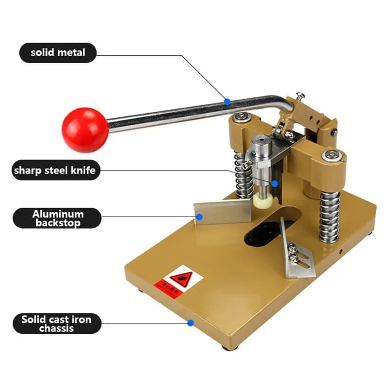 R6+R10 Effortless heavy-duty corner cutter, manual corner cutting machine, photo album, business card chamfering machine